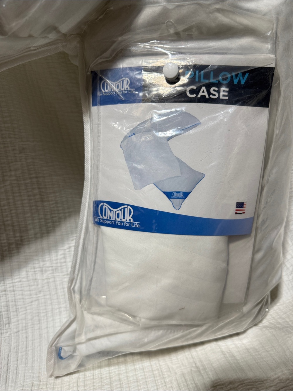Willow L-Pillow Side Support Pillow - White - Picture 2 of 6